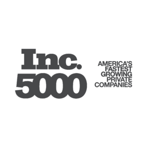 Inc 5000 fastest growing private companies award logo